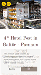 Mobile Screenshot of hotel-post.at