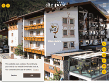 Tablet Screenshot of hotel-post.at